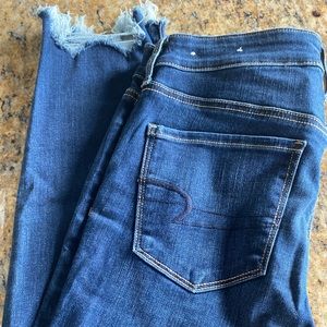 NWOT AE HIGH RISE CROP JEGGING SIZE 8